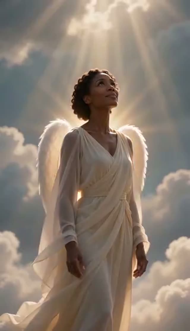 AI Angel Wings Video Generator: Add Moving Wings to Any Photo — Heavenly example
