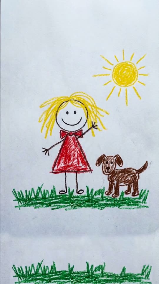 Animate a Drawing: Bring Your Kid’s Drawing to Life — Wave Hello example