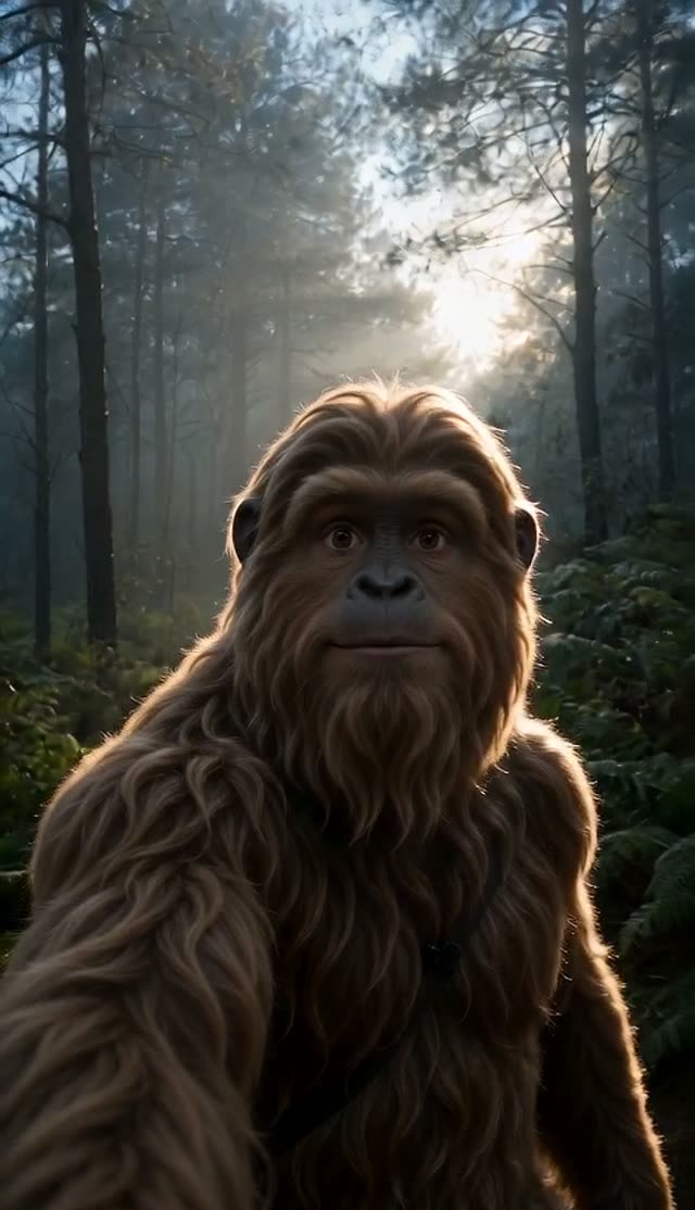 Bigfoot Vlog Generator: A Friendly Bigfoot Vlogs From Your Place — Bigfoot Selfie Vlog example