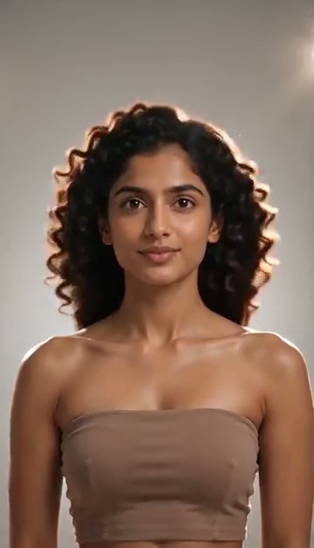 AI Curly Hair Video Generator: See Your Own Photo with Curls — Woolly Volume example