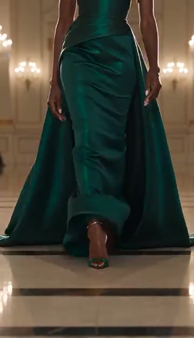 AI Fashion Walk Video Generator: Turn One Outfit Photo into a Runway Walk — Evening Gown example