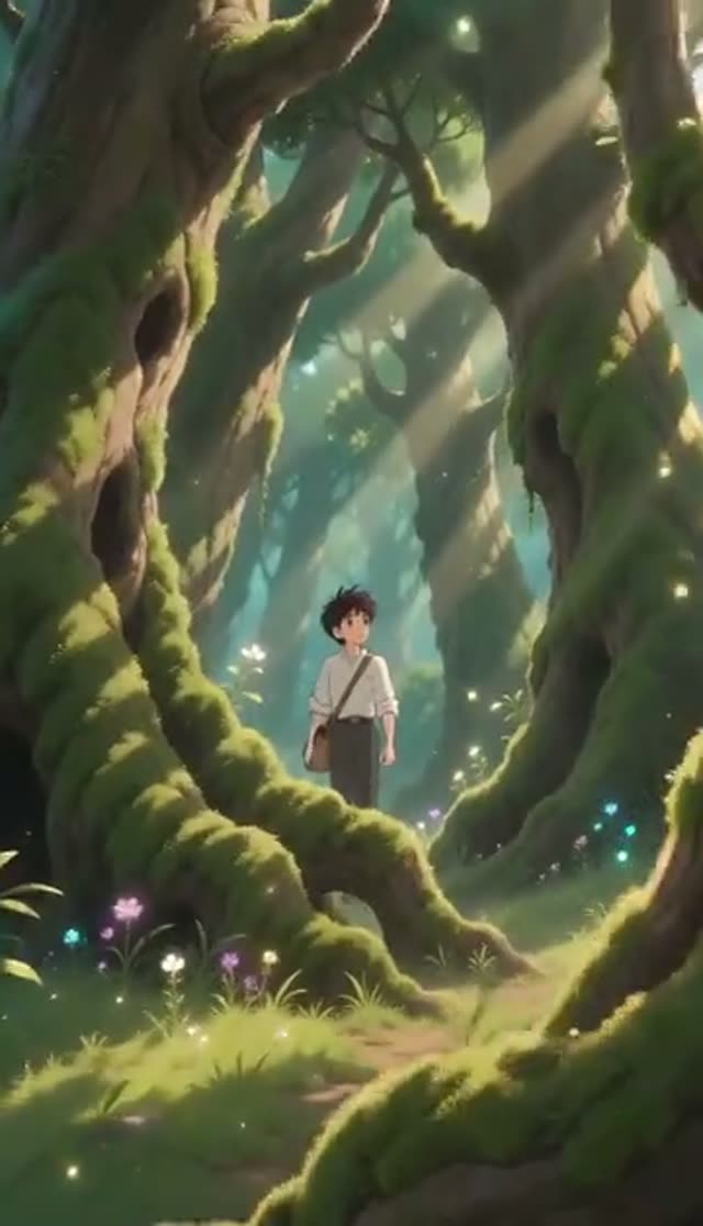 Ghibli AI Video Generator: Turn a Photo into Hand-Painted Animation — Ghibli Forest example