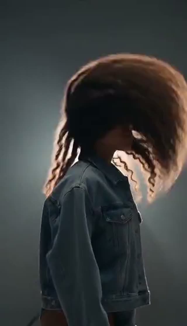 AI Hair Flip Video Generator: Cinematic Hair Motion from One Photo — Dramatic example