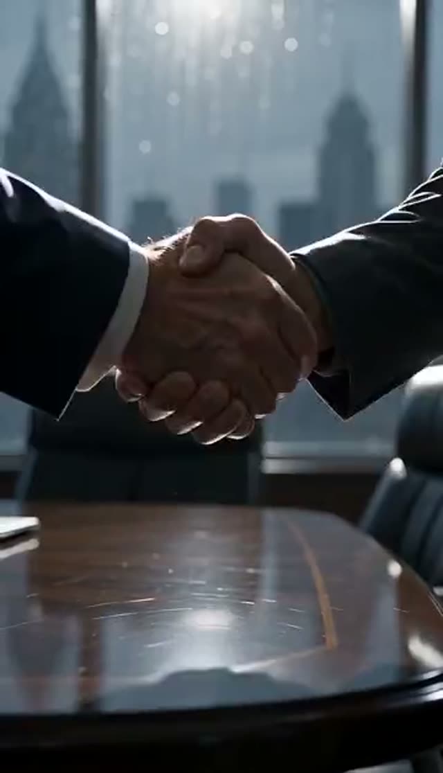 AI Handshake Video Generator: Two Photos, One Professional Handshake — Deal Sealed example