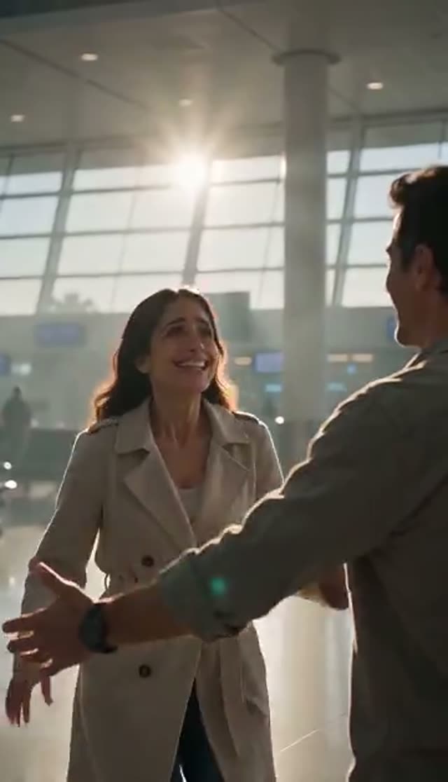 Ölelés videó mesterséges intelligenciával: két ember, egy meghitt pillanat — Emotional