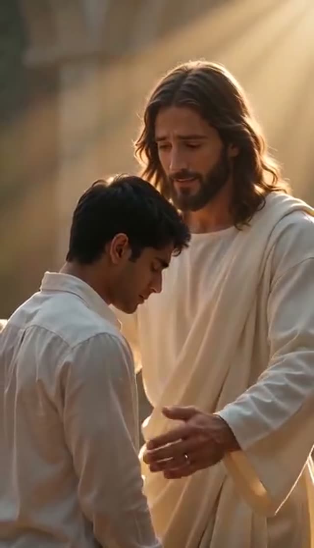 AI Jesus Hug Video: A Comforting Hug From Your Photo — Comforting Hug example