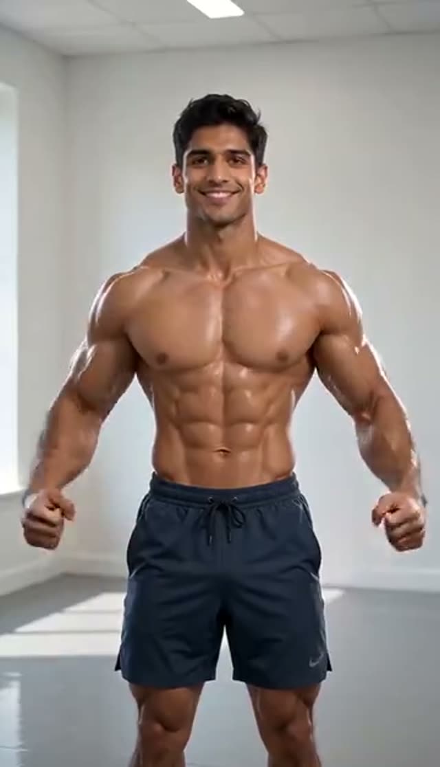 AI Muscle Video Generator: Turn One Photo into a Muscle Transformation Clip — Defined example