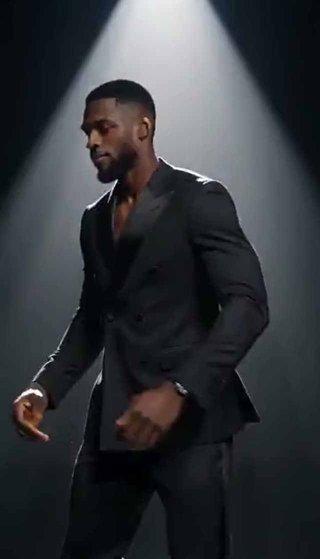 AI Outfit Change and Outfit Reveal Video Maker — Dramatic example