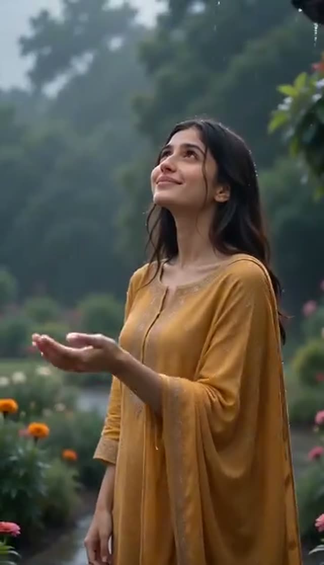 AI Rain Effect Video: Add Realistic Rain to Any Photo — Gentle example