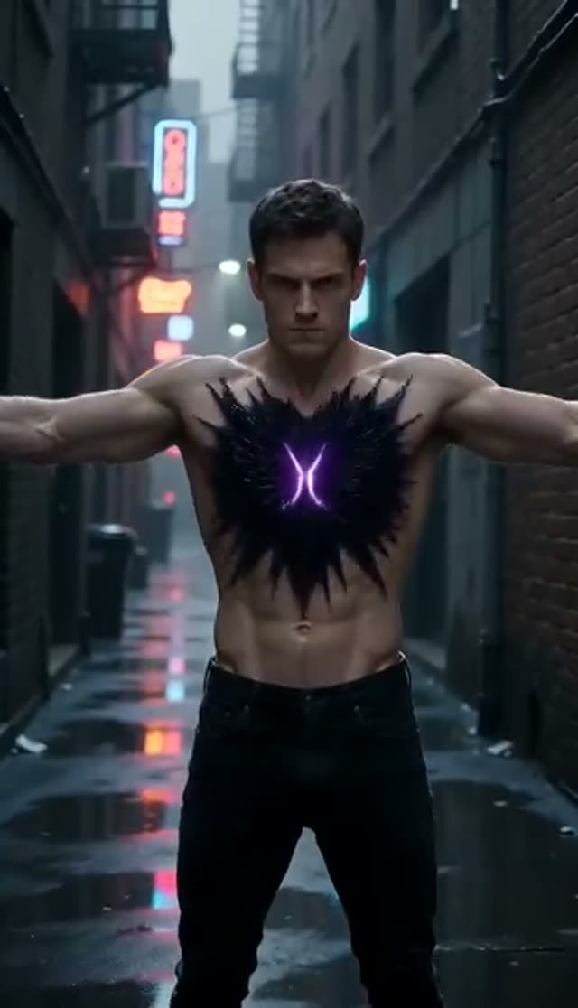 Venom Transformation AI: Turn Your Photo into a Symbiote Video — Symbiote Rage example
