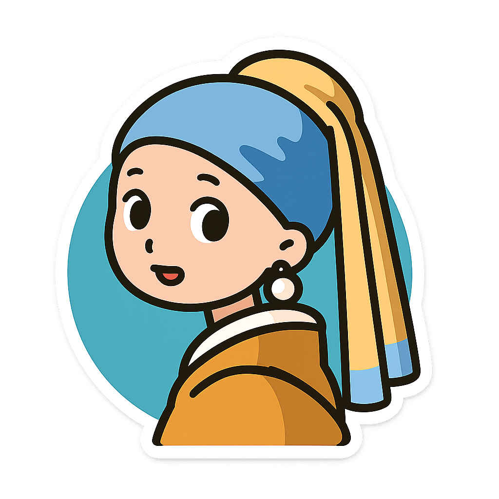 Flat Sticker Design