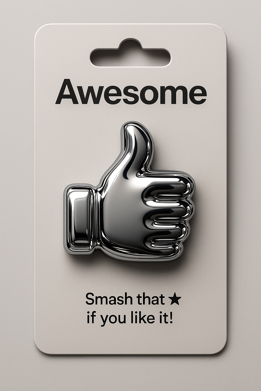 Chrome Emoji Pin
